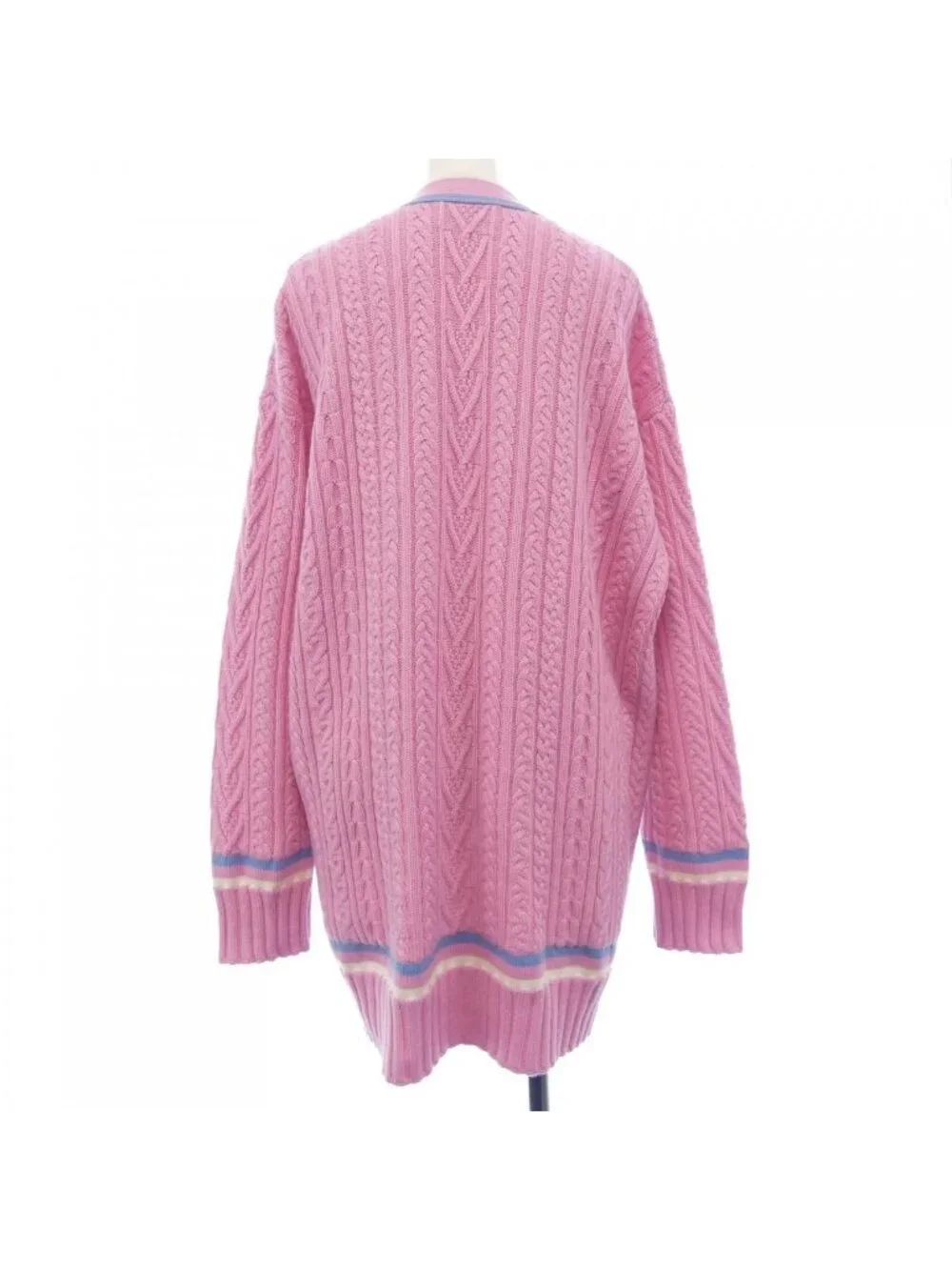 Chanel Long Cardigan Pink